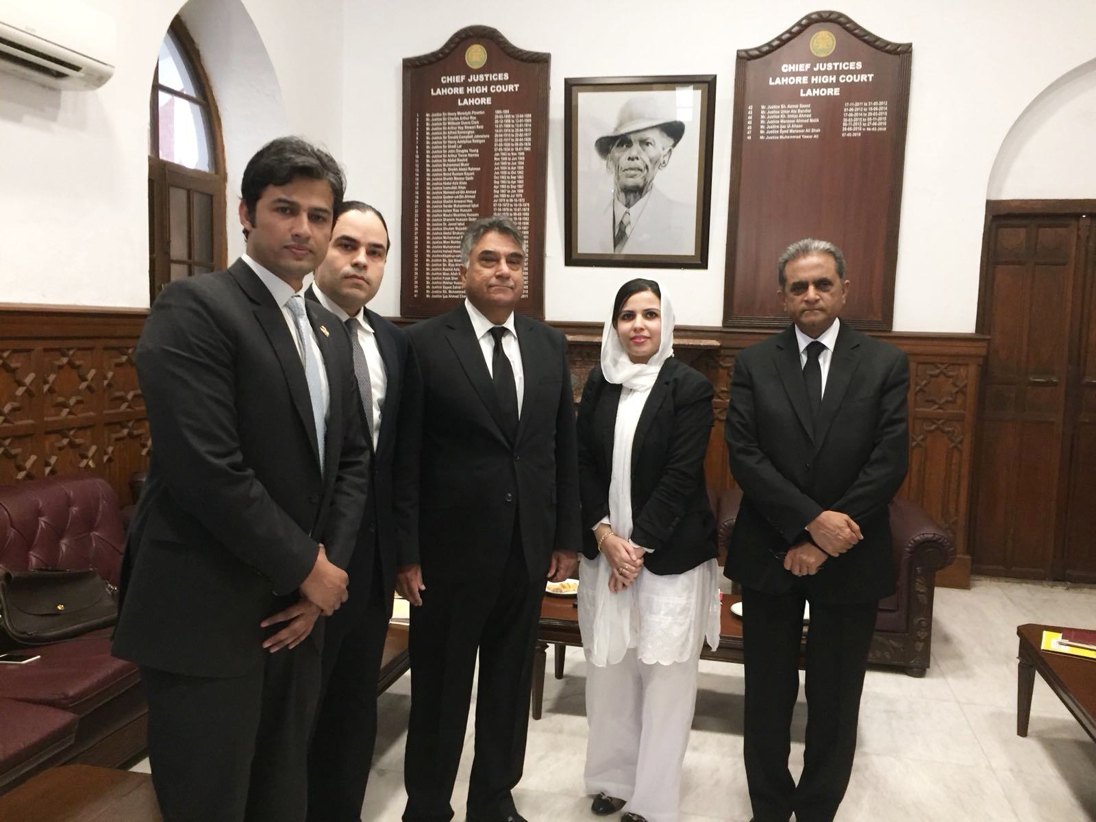 PJN Team Meeting with Chief Justice Lahore High Court
